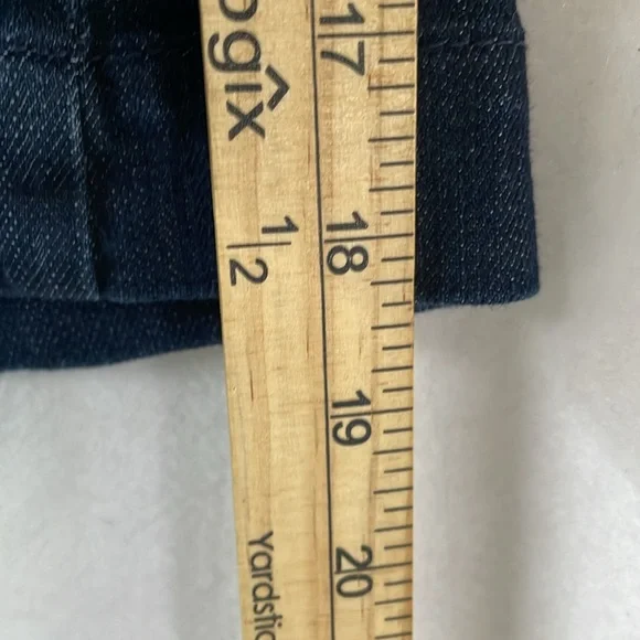 Universal Standard Denim Utility Jacket Indigo Blue Women Sz XL Heavy Duty - Picture 11 of 12